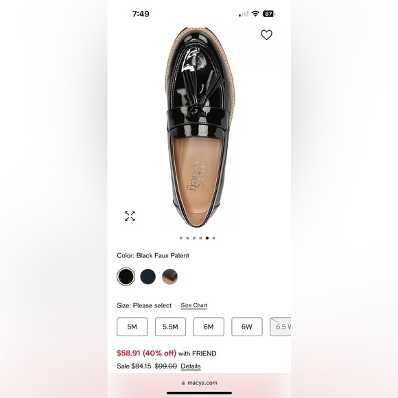 Black loafers - patent black leather - Picture 3 of 7